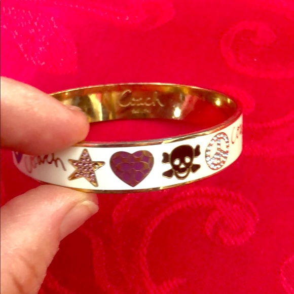 Coach bracelet & ring set used - Picture 1 of 8